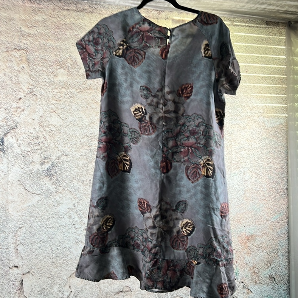 Olivia Silk Dress Garnet Hill size 8. A627 - Picture 5 of 5